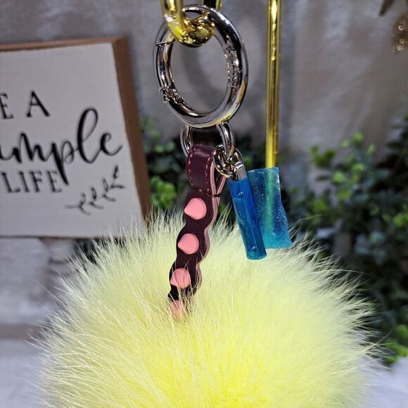 Authentic Fendi Pon Pon Charm NEW WITH AUTHENTICITY CARD - Picture 3 of 11